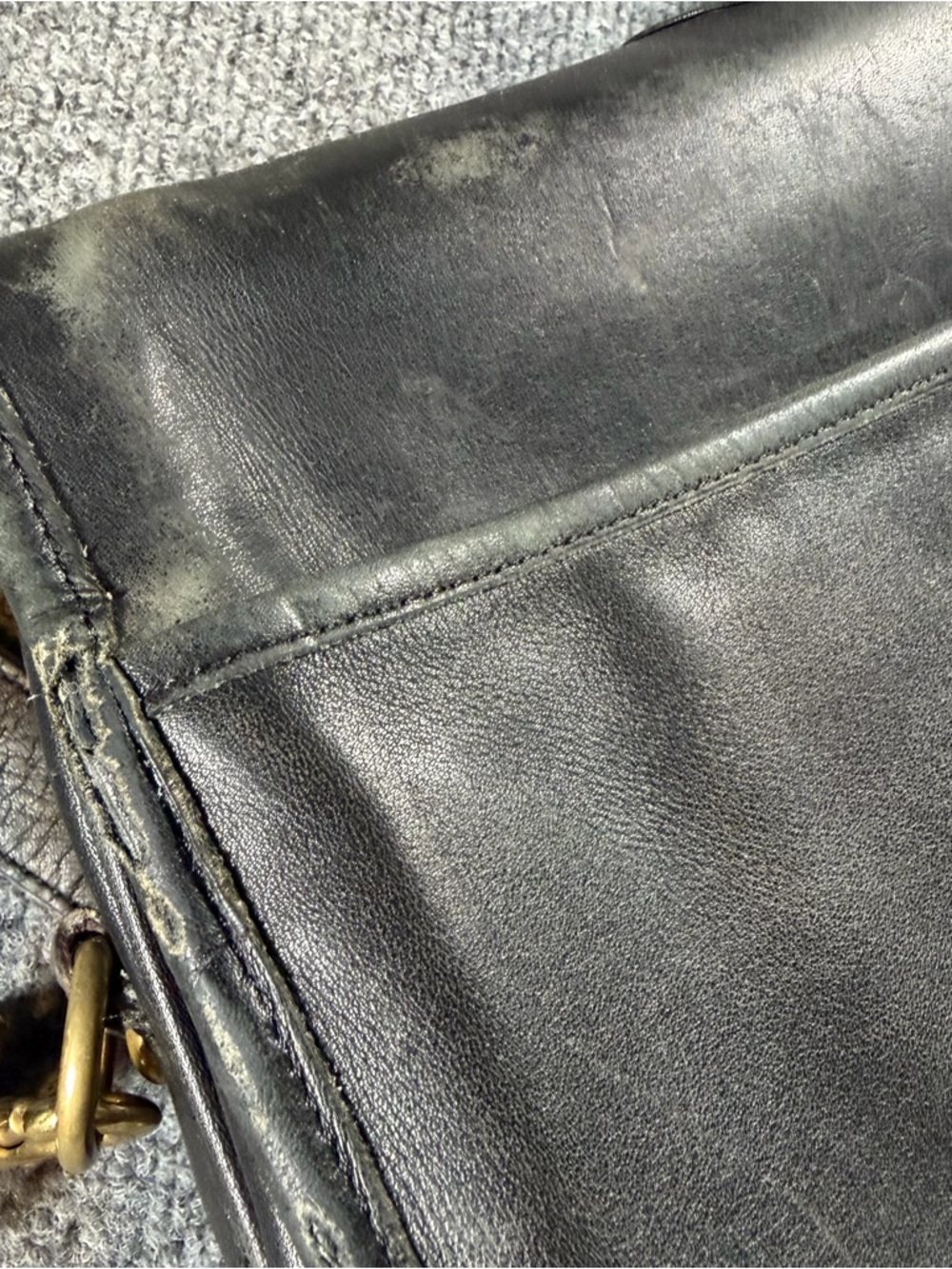 Coach Men’s Black Leather Messenger Bag Briefcase -  A8S-0532 - Picture 7 of 13